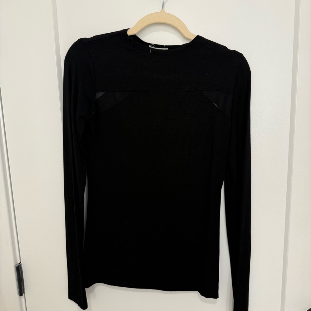 MARCELLA Black Long Sleeve Top